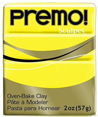 

Polyform Premo Sculpey Polymer Clay 2Oz - Zinc Yellow Hue