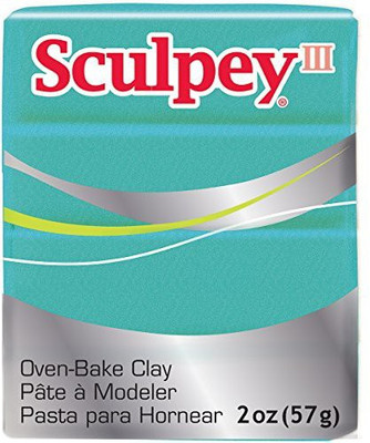 

Polyform Sculpey Iii Polymer Clay 2Oz - Teal Pearl