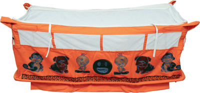 SRI LALIT ARTS 9240/220 BABY GHODIYU CRADLE NV(Fabric, Orange)