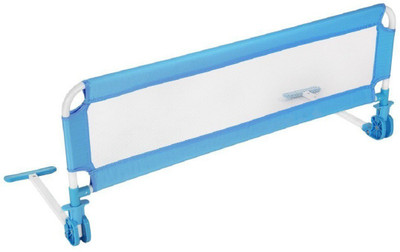 

RIMJHIM TOYS Bed rail, Bed guard toddler, guardrail Fold able Safety Guard To Protect Baby(Blue)