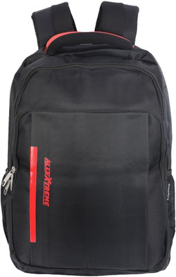 

AllExtreme Water Resistant Lightweight Backpack for Men Women - Fits Most 15.6 Inch Laptops and Tablets - Heavy Duty Nylon Backpack for Laptop Business Travel College Camping, Travel, Hiking (Black & Red) Laptop Bag(Black)