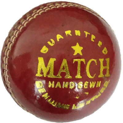 

Tima Genuine Leather Cricket Ball (2 Cups), Standard Pack of 1 (Red) Cricket Leather Ball - Size: 5(Pack of 1, Red)