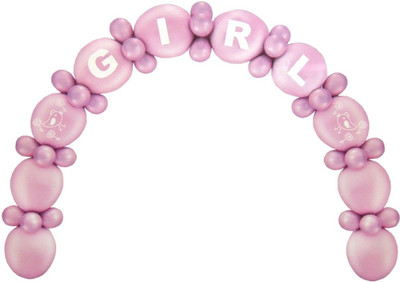 Wanna Party Printed 701786 Balloon(Pink, Pack of 1)