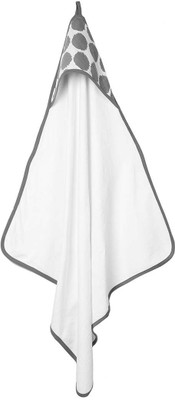 

Bacati Terry 180 GSM Bath Towel(Multicolor), White