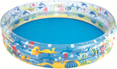 

Bestway Inflatable Swimming Pool For Children Three Ring Depth(Multicolor)