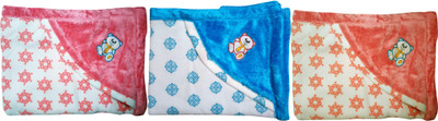 

ATXP 3D Printed  Hooded Baby Blanket(Fur, Blue_Red_Orange