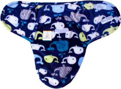 

Ole Baby Printed  Swadding Baby Blanket(Polyester, Dark Blue