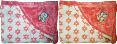 

ATXP 3D Printed  Hooded Baby Blanket(Fur, Red_Orange