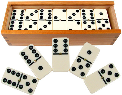 

Xerobic Double Six Professional Domino Tiles Wooden Box Perfect Gift For Those That Love Games Board Game