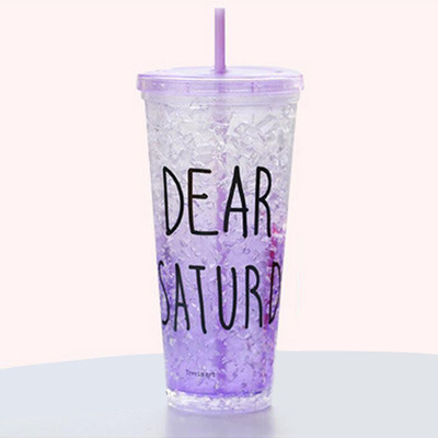 

Continental Attractive Acrylic Frosty Mason Jar Ice Cup 650 ml Sipper(Pack of 1, Purple)