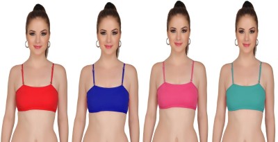 JSR Paris Beauty by JSR PARIS BEAUTY SAINYA Women Cami Bra Non Padded Bra(Multicolor)