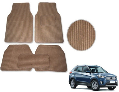 MOCKHE Fabric Standard Mat For  Hyundai Creta(Beige)