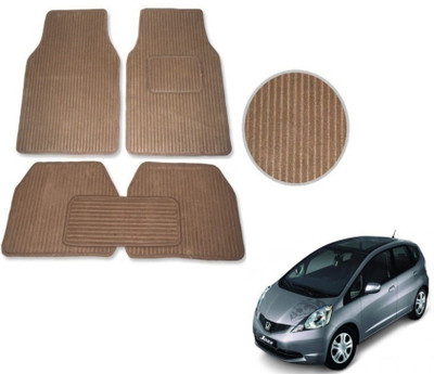 MOCKHE Fabric Standard Mat For  Honda Jazz(Beige)