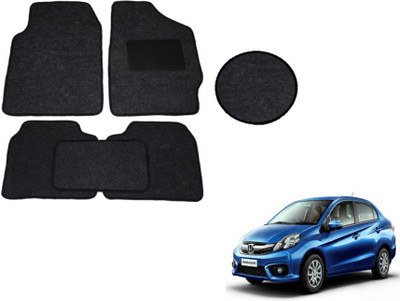 MOCKHE Fabric Standard Mat For  Honda Amaze(Black)
