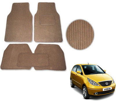 MOCKHE Fabric Standard Mat For  Tata Indica Vista(Beige)