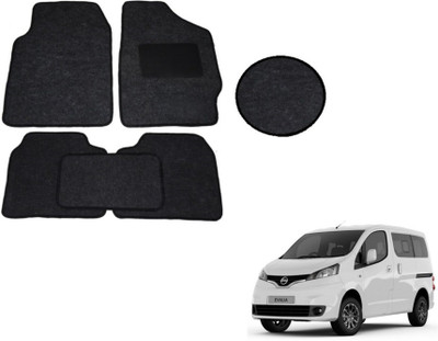MOCKHE Fabric Standard Mat For  Nissan Evalia(Black)