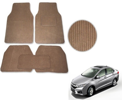 MOCKHE Fabric Standard Mat For  Honda City(Beige)