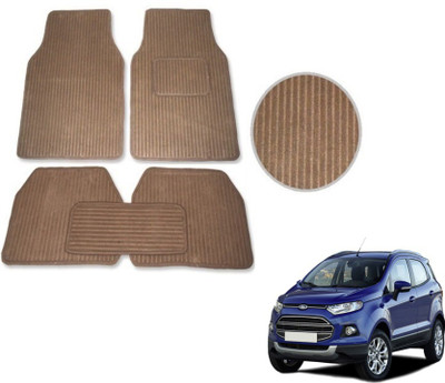 MOCKHE Fabric Standard Mat For  Ford Ecosport(Beige)