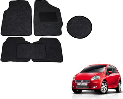 MOCKHE Fabric Standard Mat For  Fiat Punto(Black)