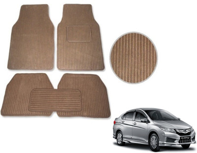 MOCKHE Fabric Standard Mat For  Honda New City(Beige)