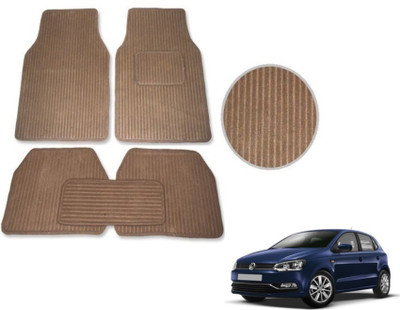 MOCKHE Fabric Standard Mat For  Volkswagen Polo(Beige)