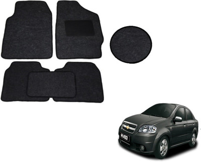 MOCKHE Fabric Standard Mat For  Chevrolet Aveo(Black)