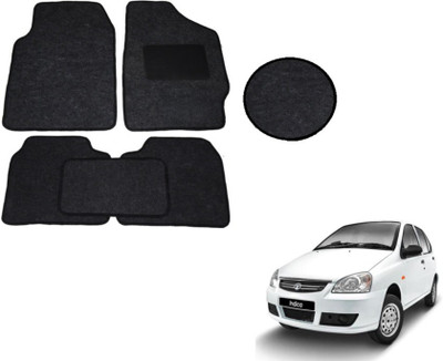 MOCKHE Fabric Standard Mat For  Tata Indica(Black)