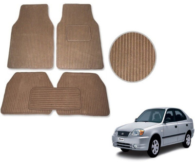 MOCKHE Fabric Standard Mat For  Hyundai Accent(Beige)