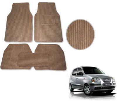 MOCKHE Fabric Standard Mat For  Hyundai Santro(Beige)