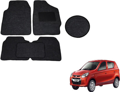 MOCKHE Fabric Standard Mat For  Maruti Suzuki Alto 800(Black)