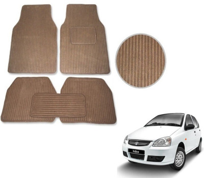 MOCKHE Fabric Standard Mat For  Tata Indica(Beige)