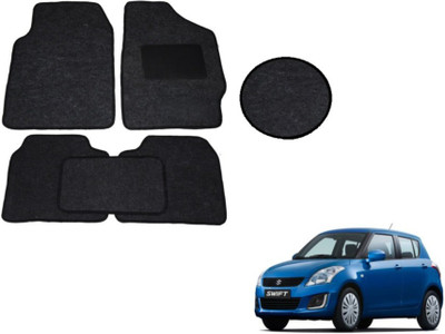 MOCKHE Fabric Standard Mat For  Maruti Suzuki New Swift(Black)