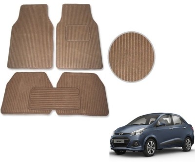 MOCKHE Fabric Standard Mat For  Hyundai Xcent(Beige)