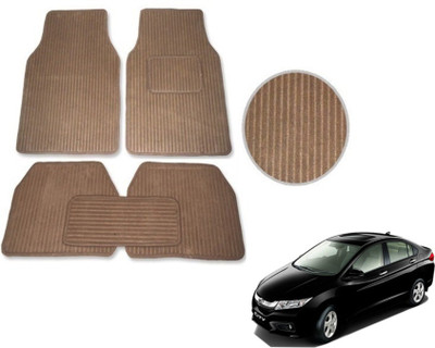 MOCKHE Fabric Standard Mat For  Honda City(Beige)