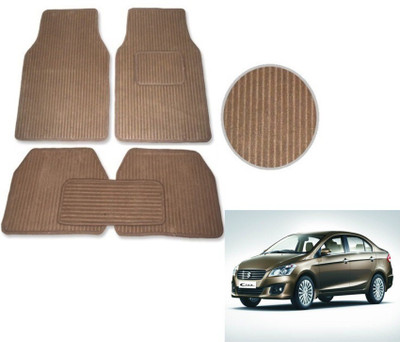 MOCKHE Fabric Standard Mat For  Maruti Suzuki Ciaz(Beige)