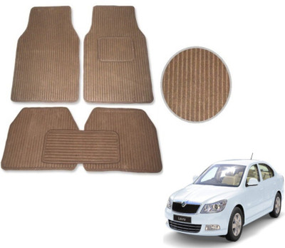 MOCKHE Fabric Standard Mat For  Skoda Laura(Beige)