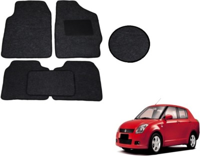 MOCKHE Fabric Standard Mat For  Maruti Suzuki Swift Dzire(Black)