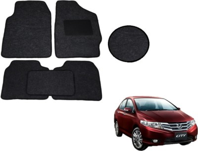 MOCKHE Fabric Standard Mat For  Honda City(Black)