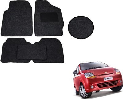 MOCKHE Fabric Standard Mat For  Chevrolet Spark(Black)