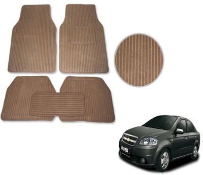 MOCKHE Fabric Standard Mat For  Chevrolet Aveo(Beige)