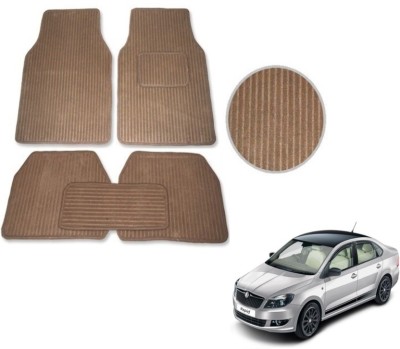 MOCKHE Fabric Standard Mat For  Skoda Rapid(Beige)