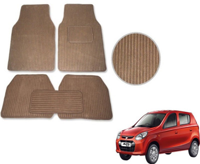 MOCKHE Fabric Standard Mat For  Maruti Suzuki Alto 800(Beige)
