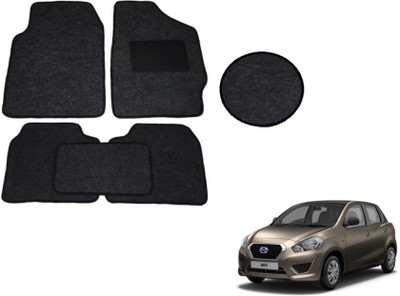 MOCKHE Fabric Standard Mat For  Datsun Go(Black)