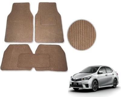 MOCKHE Fabric Standard Mat For  Toyota Corolla Altis(Beige)