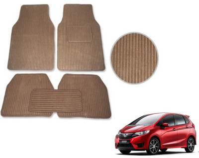 MOCKHE Fabric Standard Mat For  Honda Jazz(Beige)