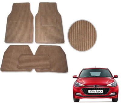 MOCKHE Fabric Standard Mat For  Hyundai Elite i20(Beige)