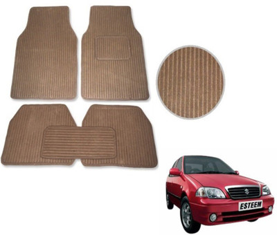 MOCKHE Fabric Standard Mat For  Maruti Suzuki Esteem(Beige)