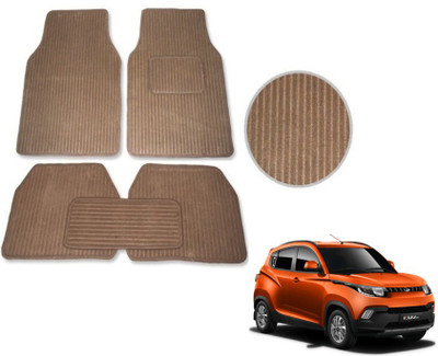 MOCKHE Fabric Standard Mat For  Mahindra KUV 100(Beige)