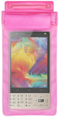 ACM Pouch for Jivi Revolution Tnt3(Pink, Waterproof, Silicon, Pack of: 1)
