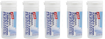 

Happydent White Xylit (Pack of 5) Green Mint Chewing Gum(27.5 g Pack of 5)